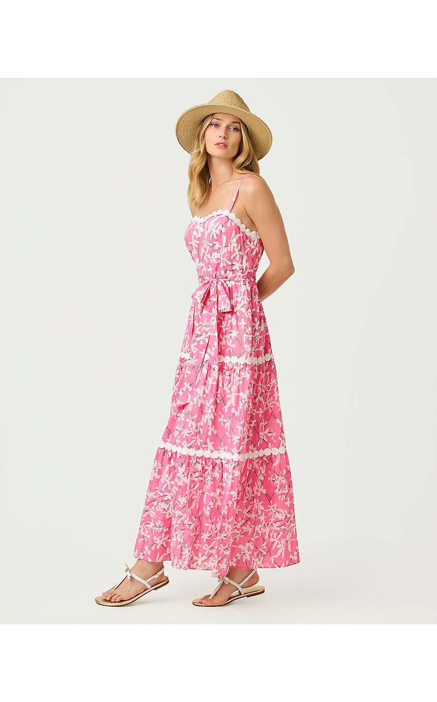 LANEY MAXI DRESS | CONFETTI PINK LIZA