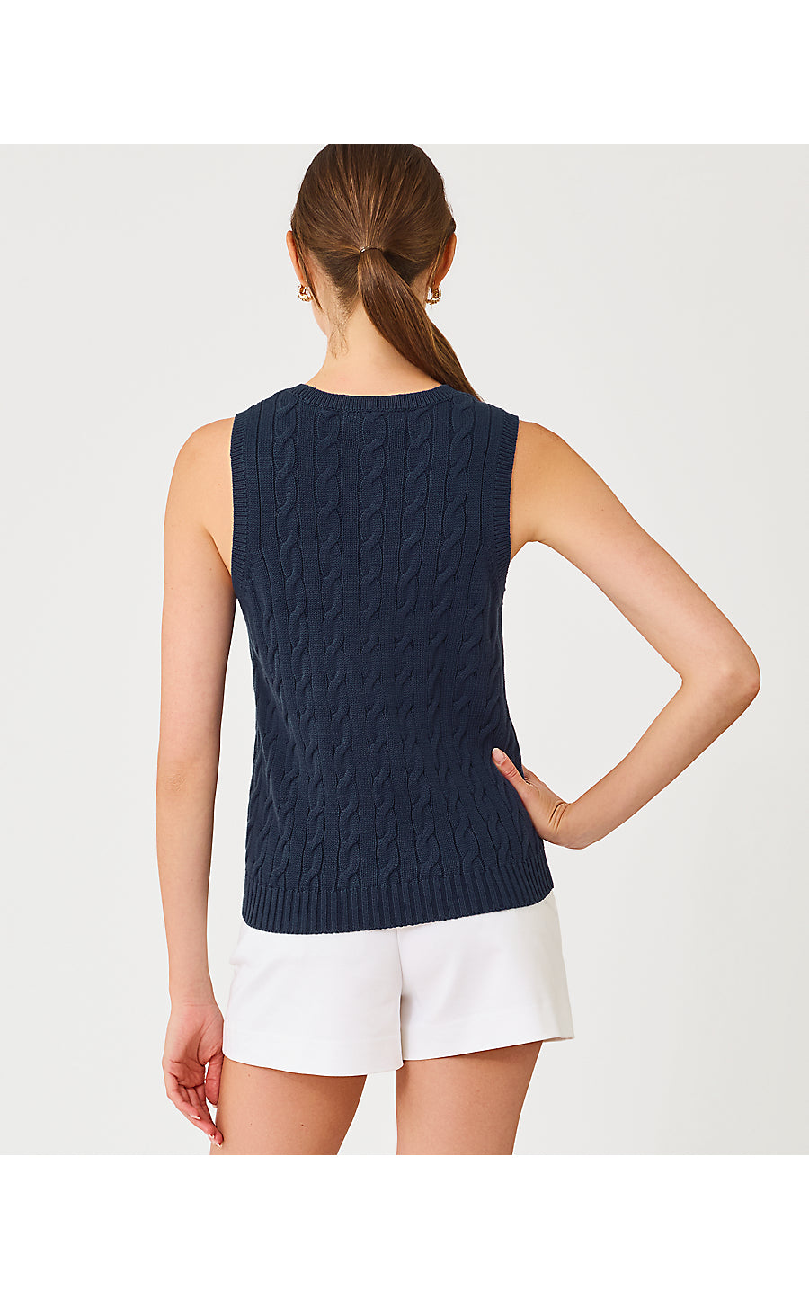 BROCKTON CREW NECK SWEATER | LOW TIDE NAVY