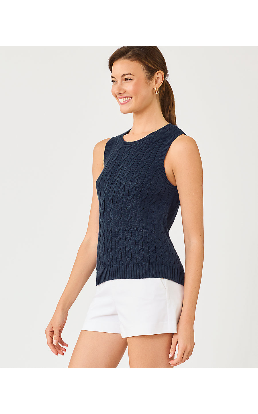 BROCKTON CREW NECK SWEATER | LOW TIDE NAVY