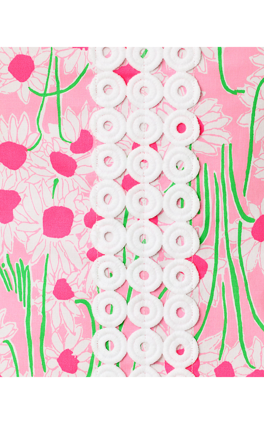 DELORES SLEEVELESS ROMPER | CONCH SHELL PINK SUNNY DAISIES
