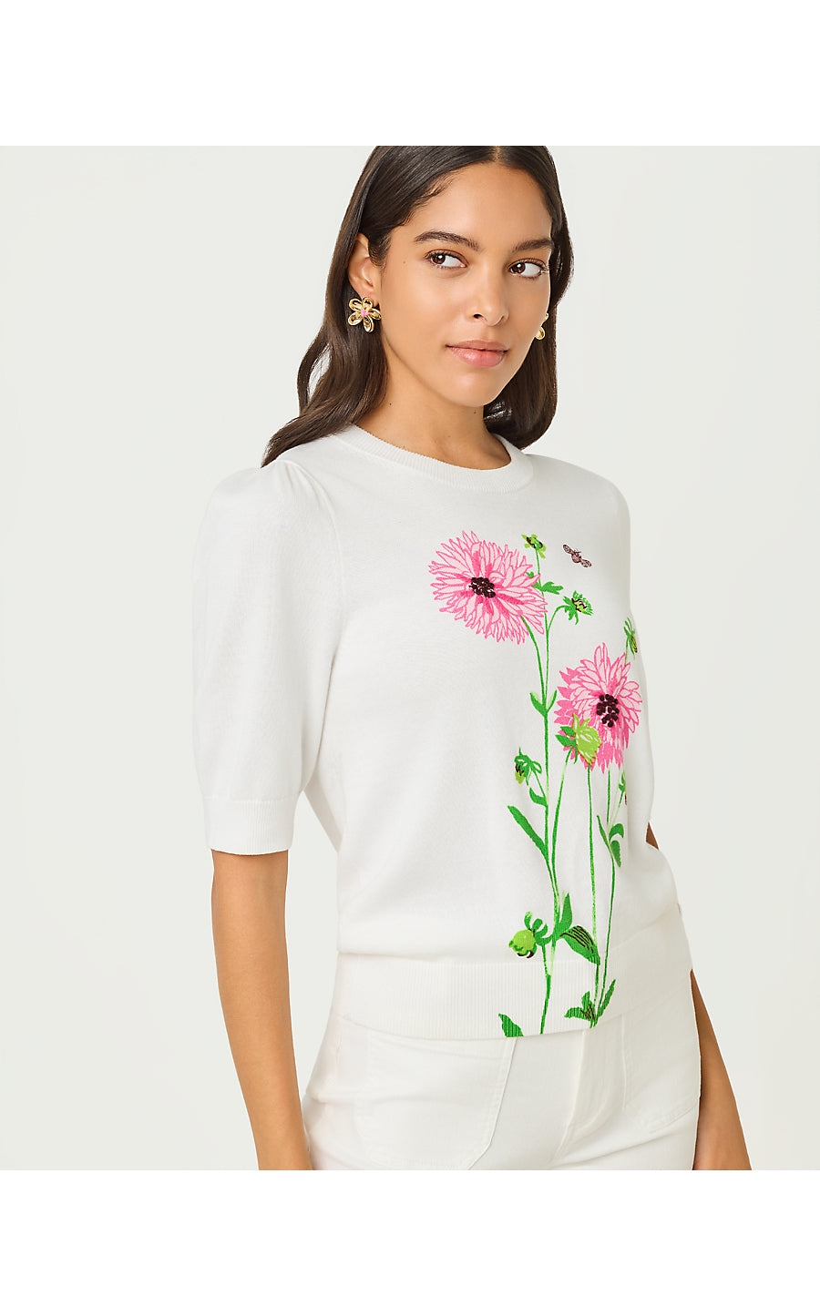 ORTON SWEATER | RESORT WHITE MARYAN ENGINEERED SWEATER