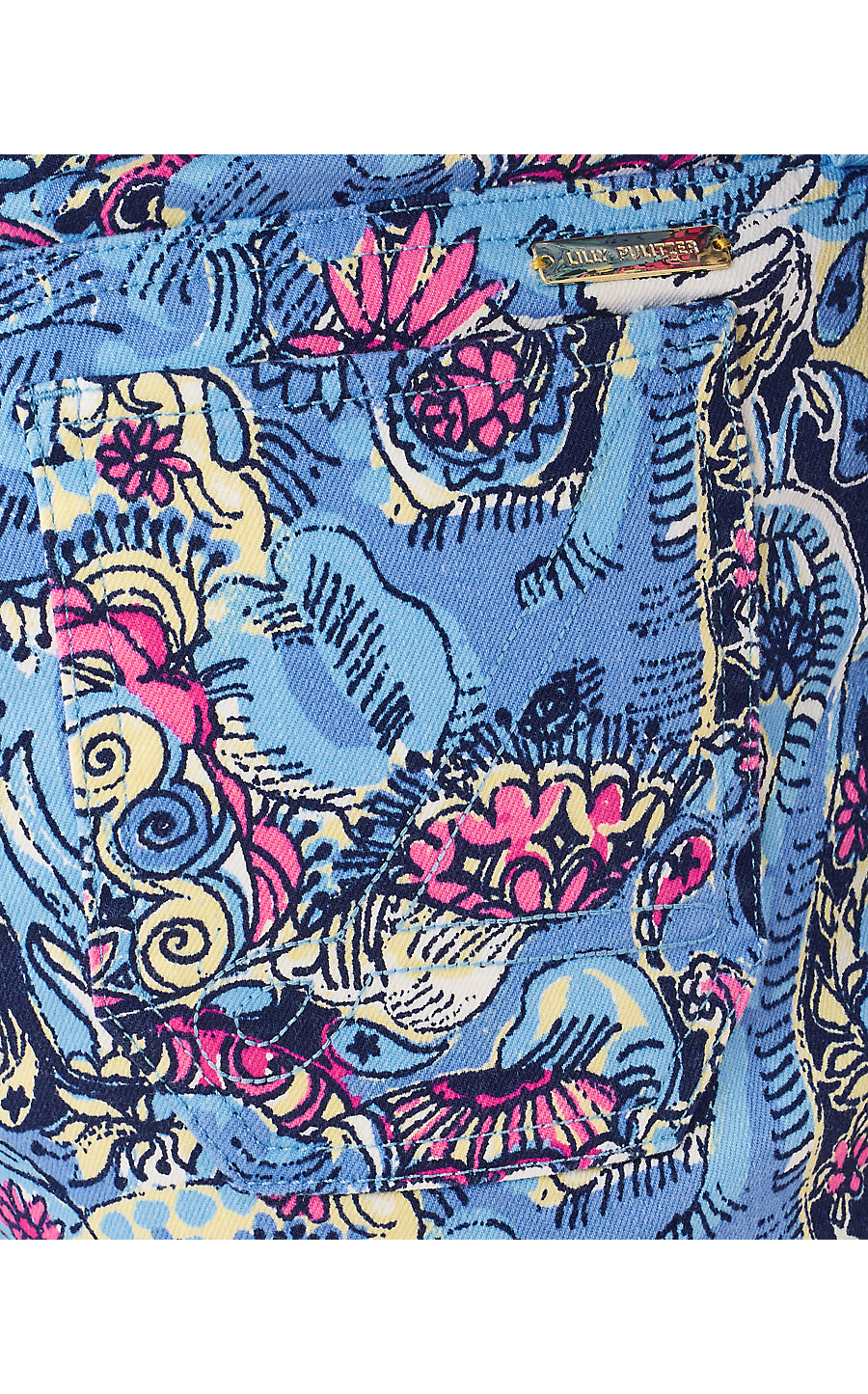 HARLEEN HIGH RISE CROP JEAN | MULTI PAISLEY PARADE