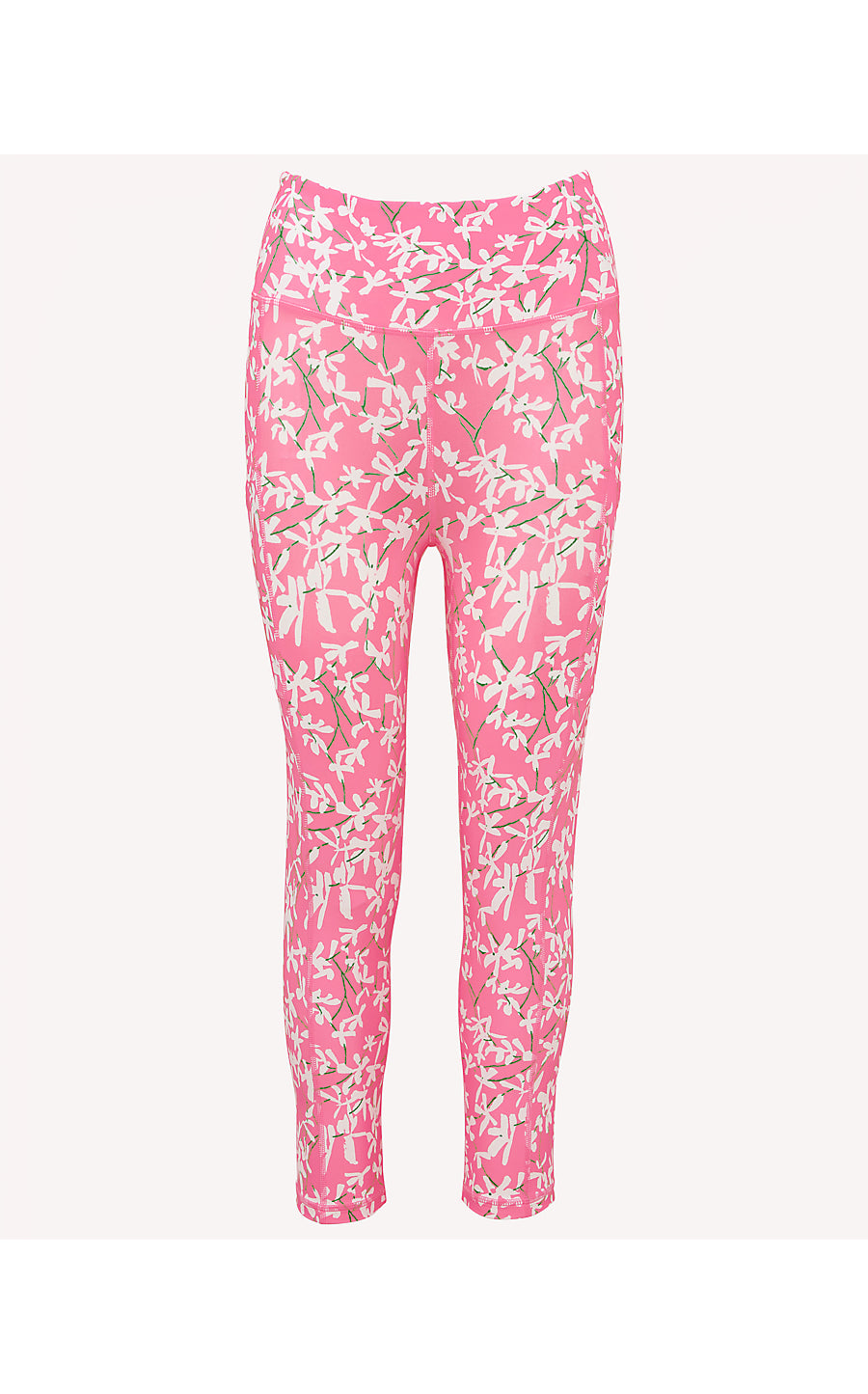 WEEKENDER HIGH RISE CROP | CONFETTI PINK CROSSGRAIN LIL LIZA