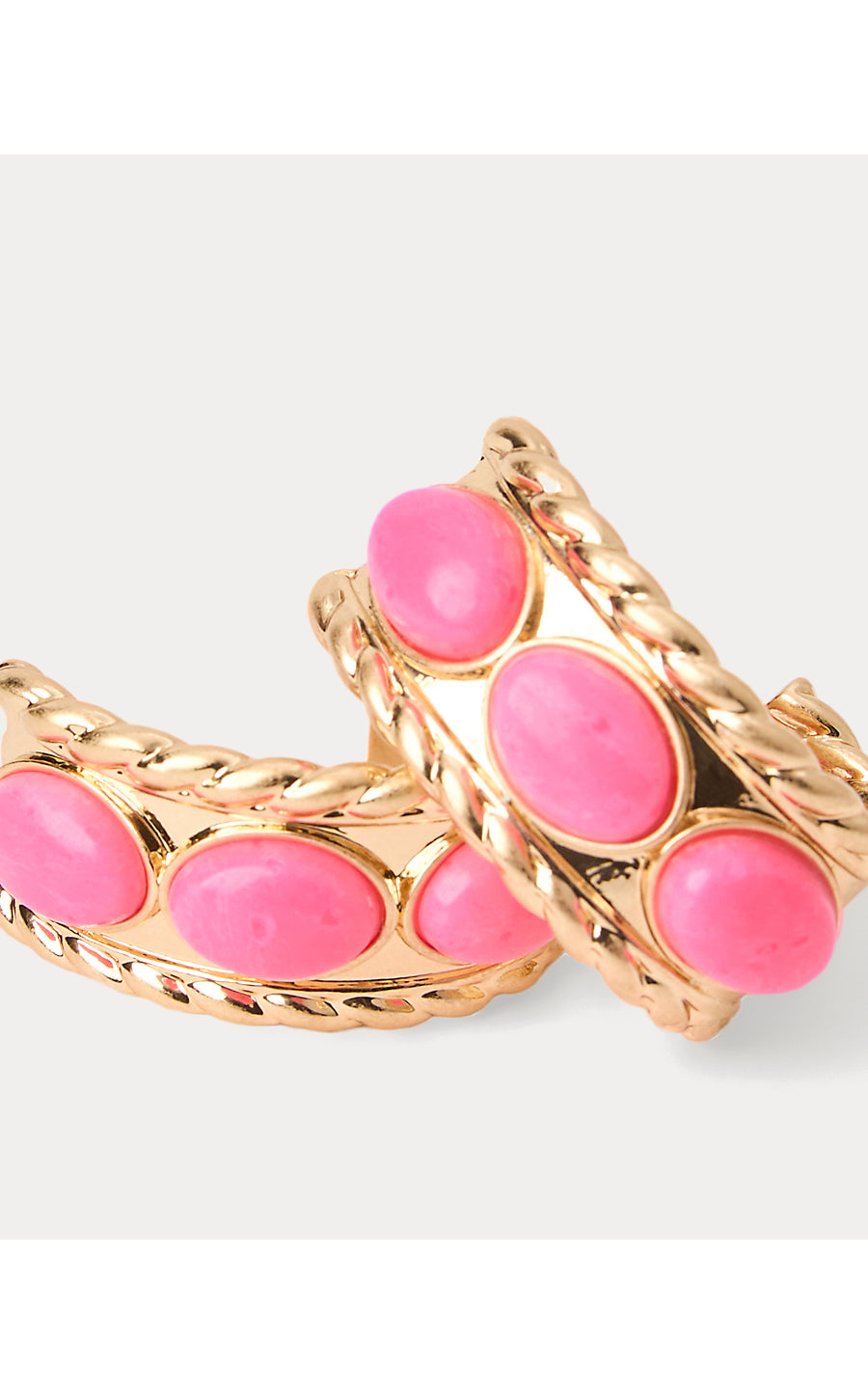 SUNSHINE GROVE HOOP EARRI | CHERRY BLOSSOM PINK