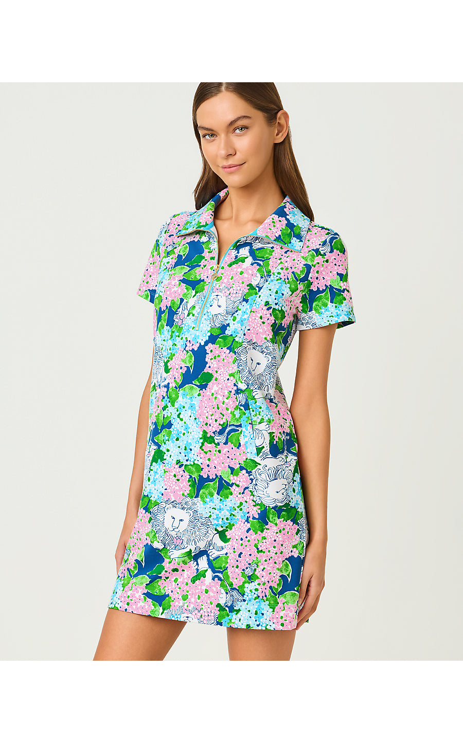 ELENI UPF 50+ DRESS | STARLIGHT NAVY LYDIA THE LION