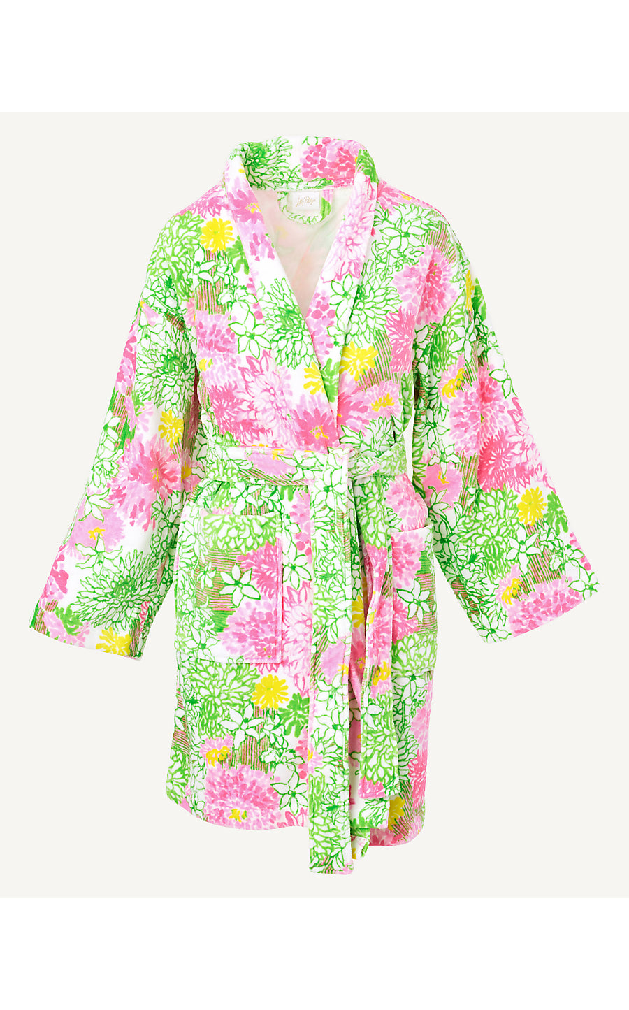 GWP TERRY ROBE  | RESORT WHITE MUM PATCH