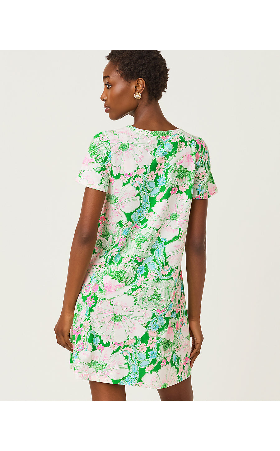 CODY SHORT SLEEVE DRESS | PUTTING GREEN POPPYLAND