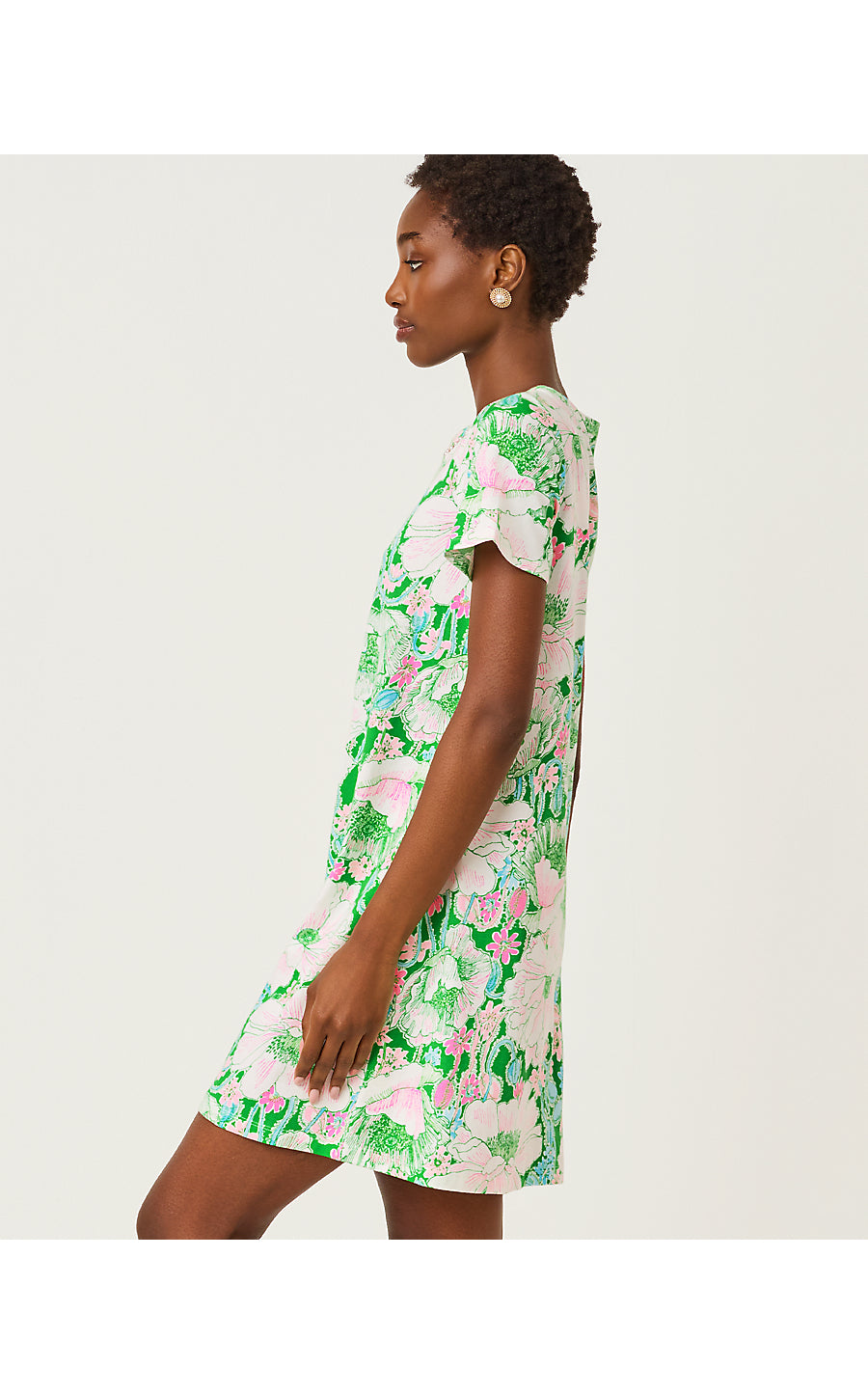 CODY SHORT SLEEVE DRESS | PUTTING GREEN POPPYLAND