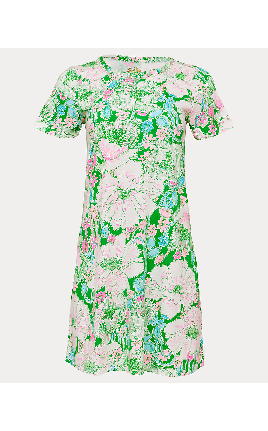 CODY SHORT SLEEVE DRESS | PUTTING GREEN POPPYLAND