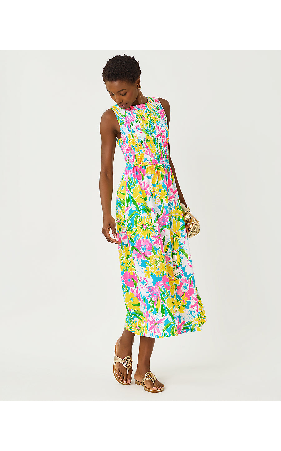 FINNLEY MIDI DRESS | MULTI LOVELY LILLY