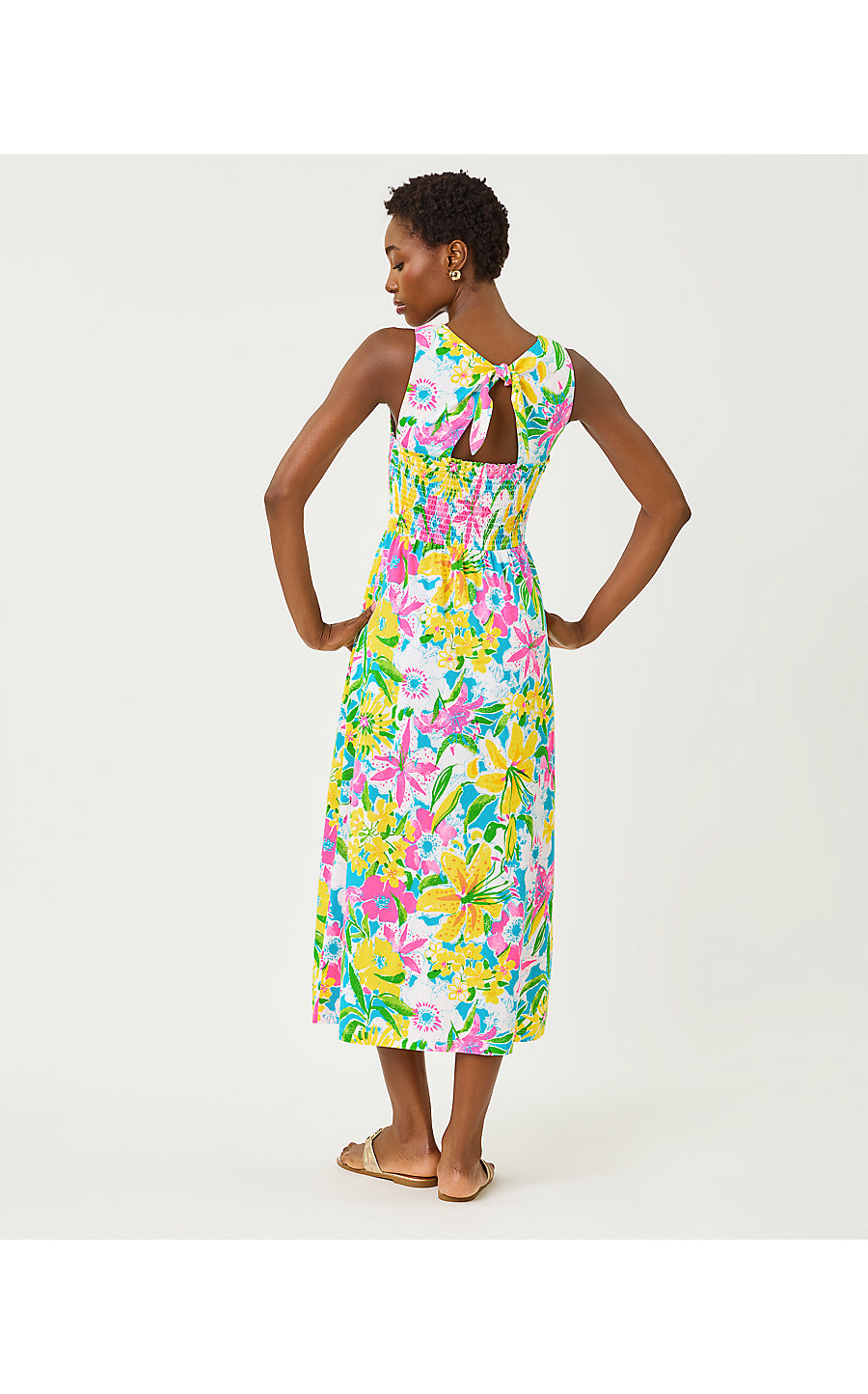 FINNLEY MIDI DRESS | MULTI LOVELY LILLY