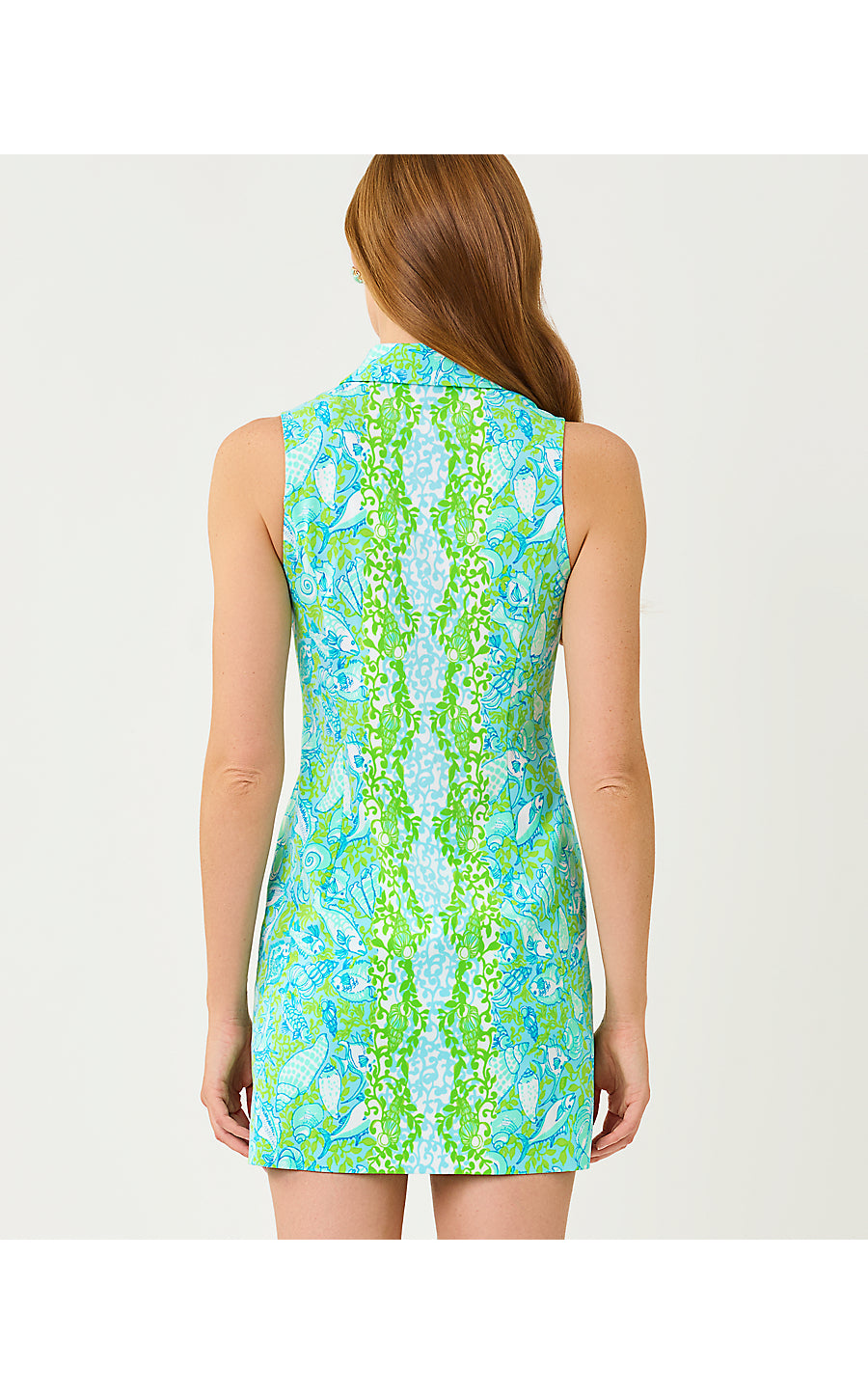 KATHY DRESS UPF 50+ | DAY DREAM BLUE THROW ME A LINE ENGINEERED GOLF