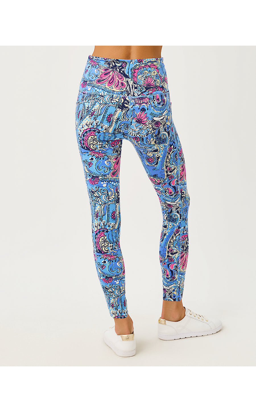 ENDURANCE HIGH RISE MIDI LEGGING | MULTI PAISLEY PARADE