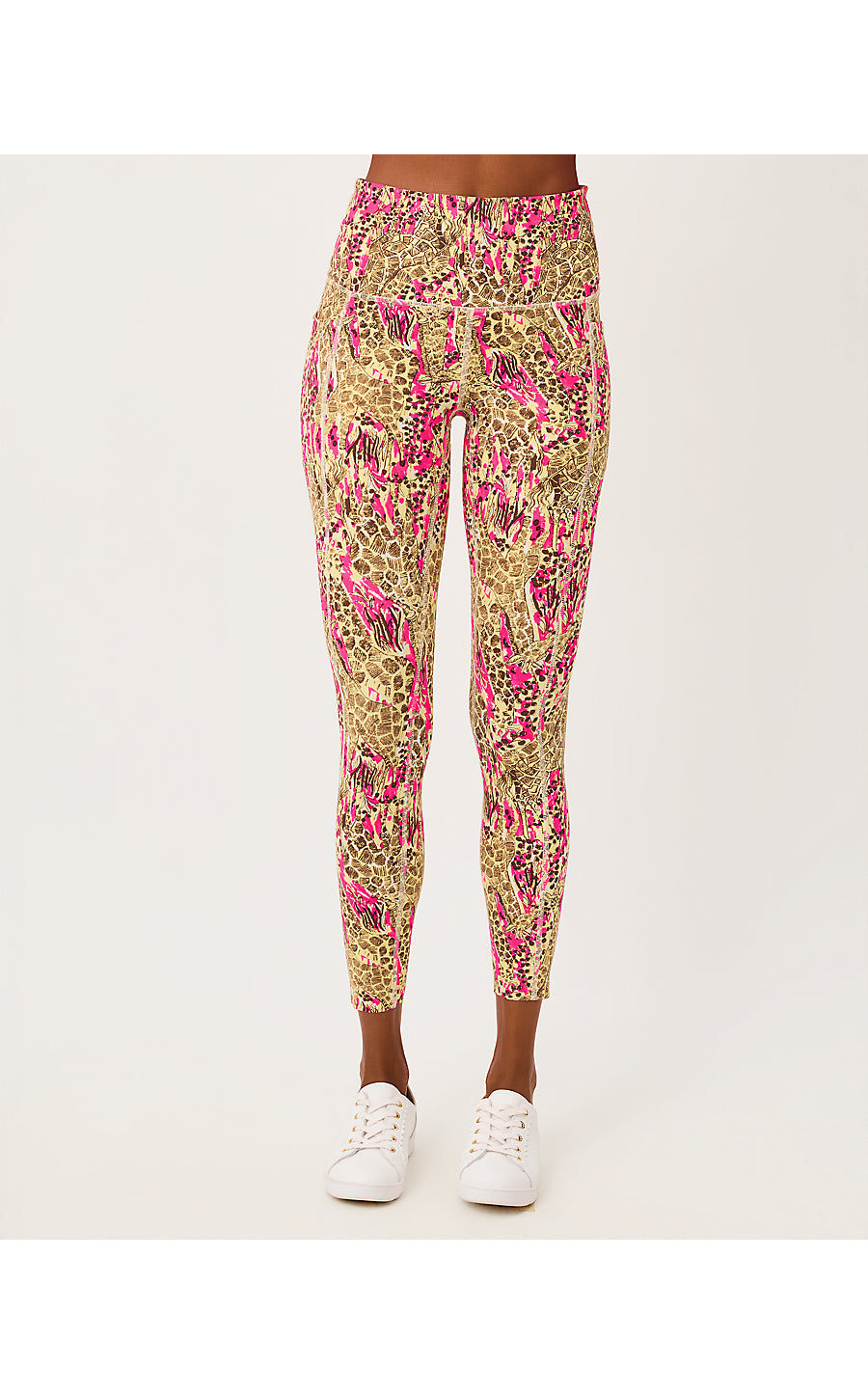 ENDURANCE HIGH RISE MIDI | PINK ASTER LIL SKETCHING ON SAFARI