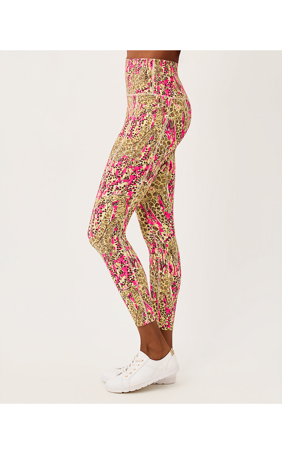 ENDURANCE HIGH RISE MIDI | PINK ASTER LIL SKETCHING ON SAFARI