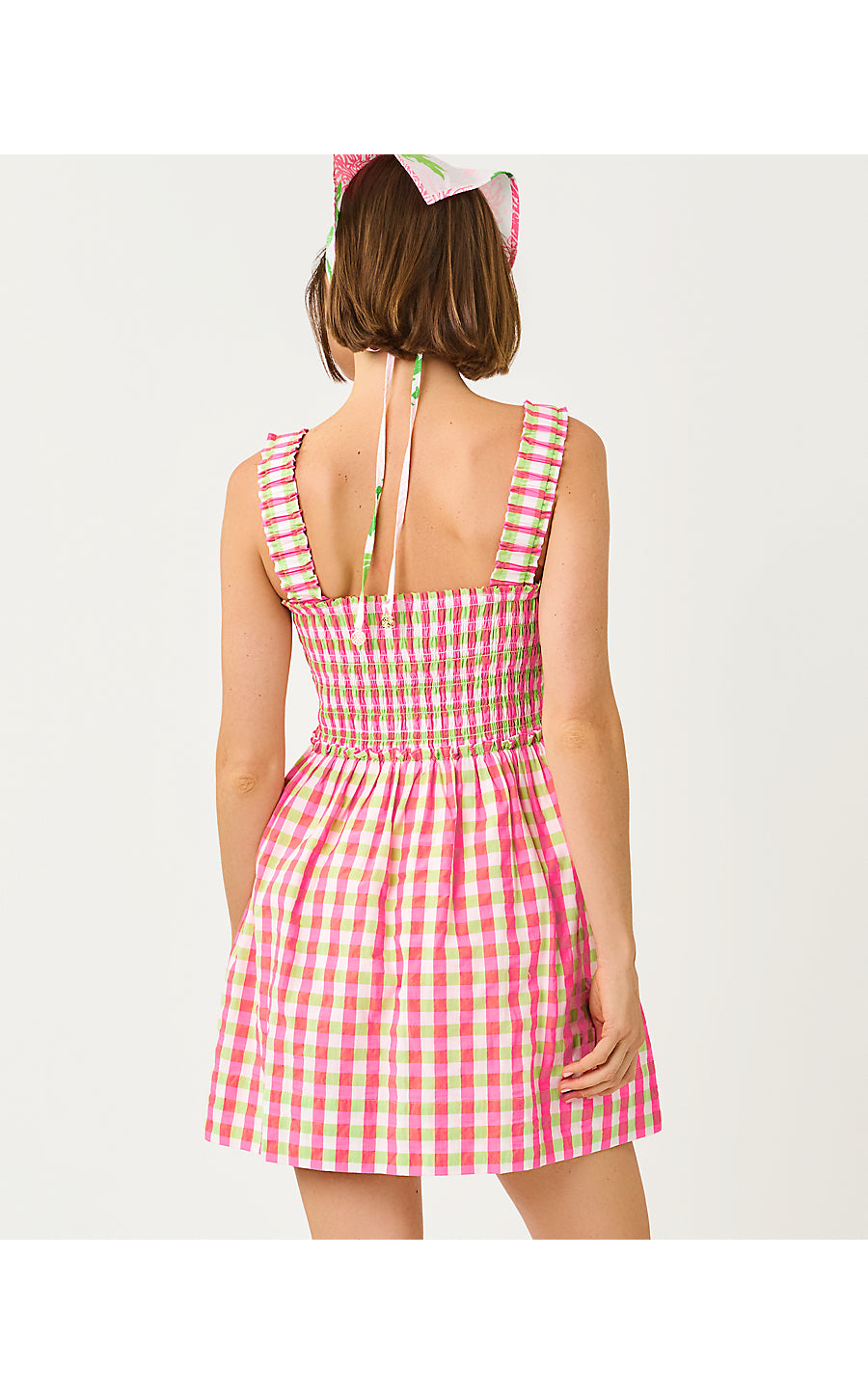 HADLY SKIRTED ROMPER | CHERRY BLOSSOM PINK SUMMER LOVIN GINGHAM