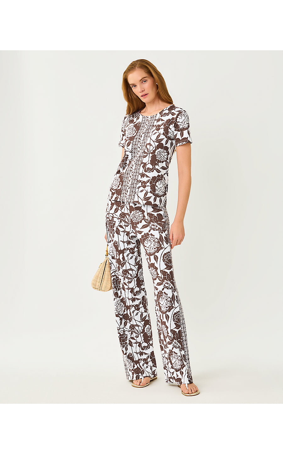 DEMIA UPF 50+ KNIT PANT | REASORT WHITE MARNI ENGINEERED CHILLYLILLY
