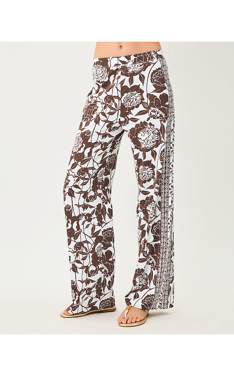 DEMIA UPF 50+ KNIT PANT | REASORT WHITE MARNI ENGINEERED CHILLYLILLY