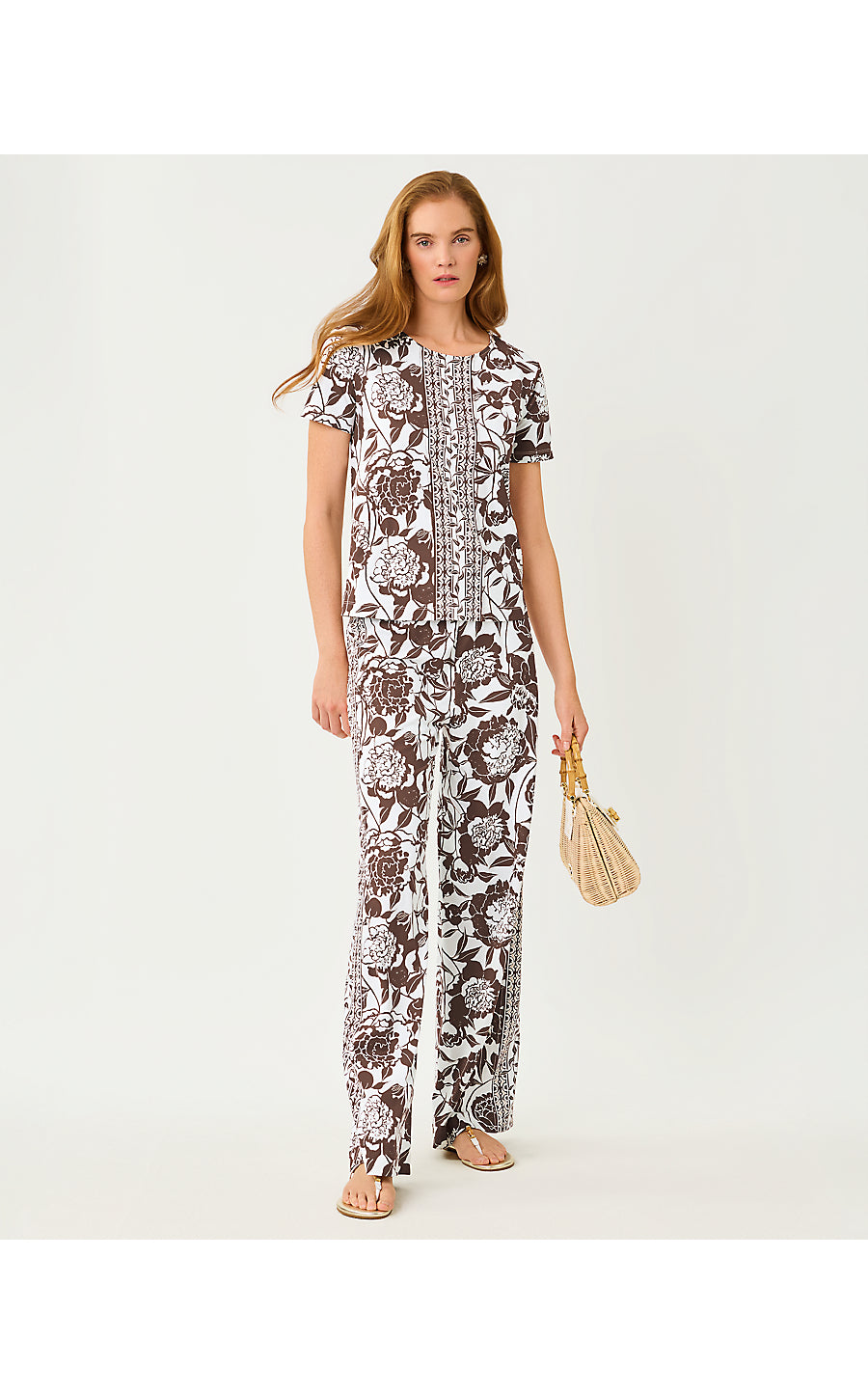 DEMIA UPF 50+ KNIT PANT | REASORT WHITE MARNI ENGINEERED CHILLYLILLY