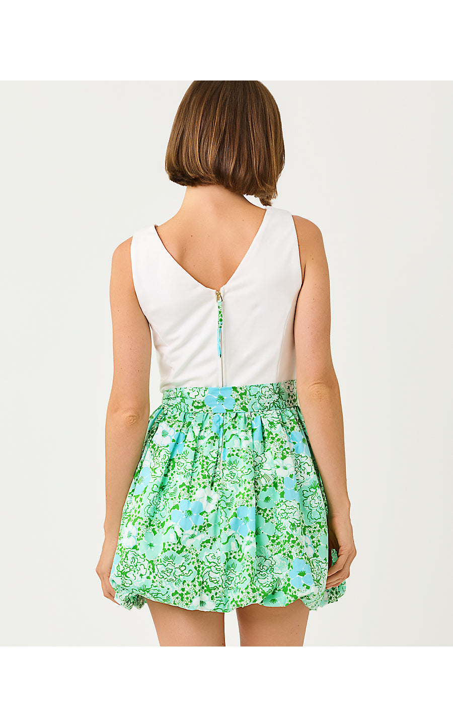 ROSEMARY SKIRTED ROMPER | MINT CONDITION BURST OF JOY