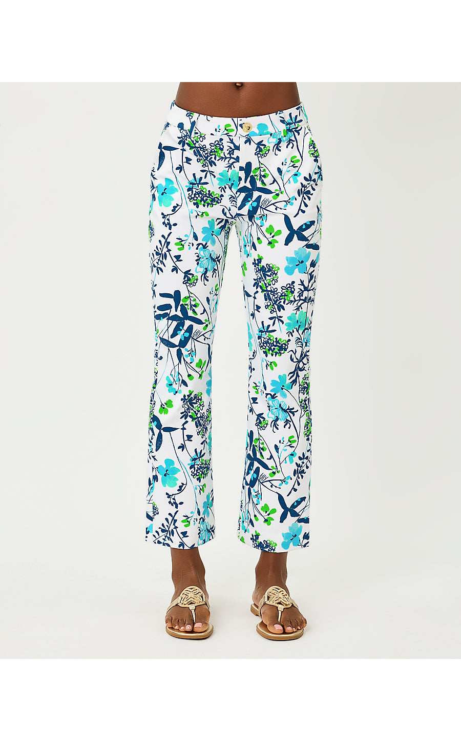 CARWYN CROP FLARE | RESORT WHITE SEA BLOOMS