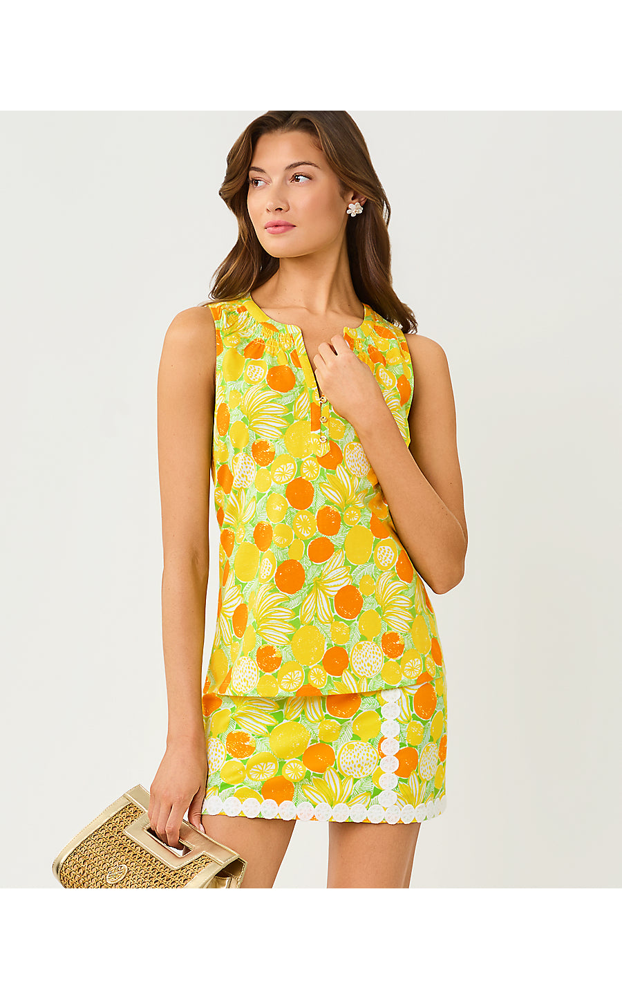 MICHELINA MINI SKORT | ISLAND PALM ZESTY
