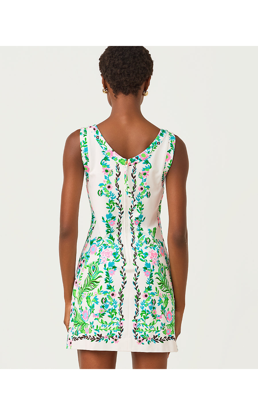ELEANORA SHIFT ROMPER | RESORT WHITE ROYAL ZOO ENGINEERED ROMPER