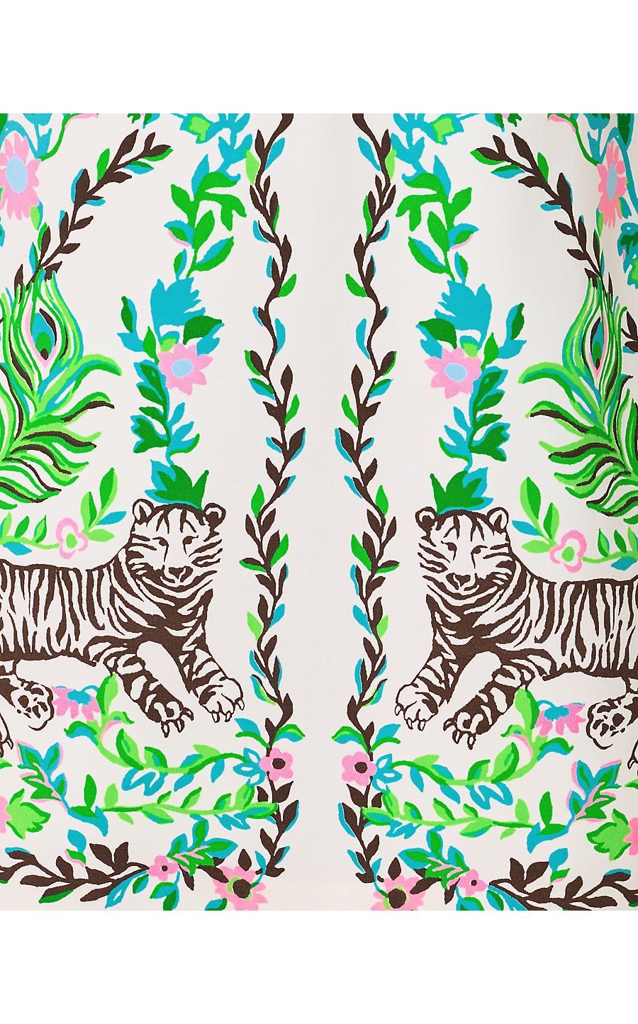 ELEANORA SHIFT ROMPER | RESORT WHITE ROYAL ZOO ENGINEERED ROMPER