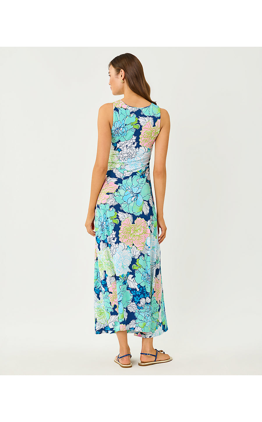 CAROLITA MAXI DRESS | STARLIGHT NAVY TENNESSEES HIBISCUS