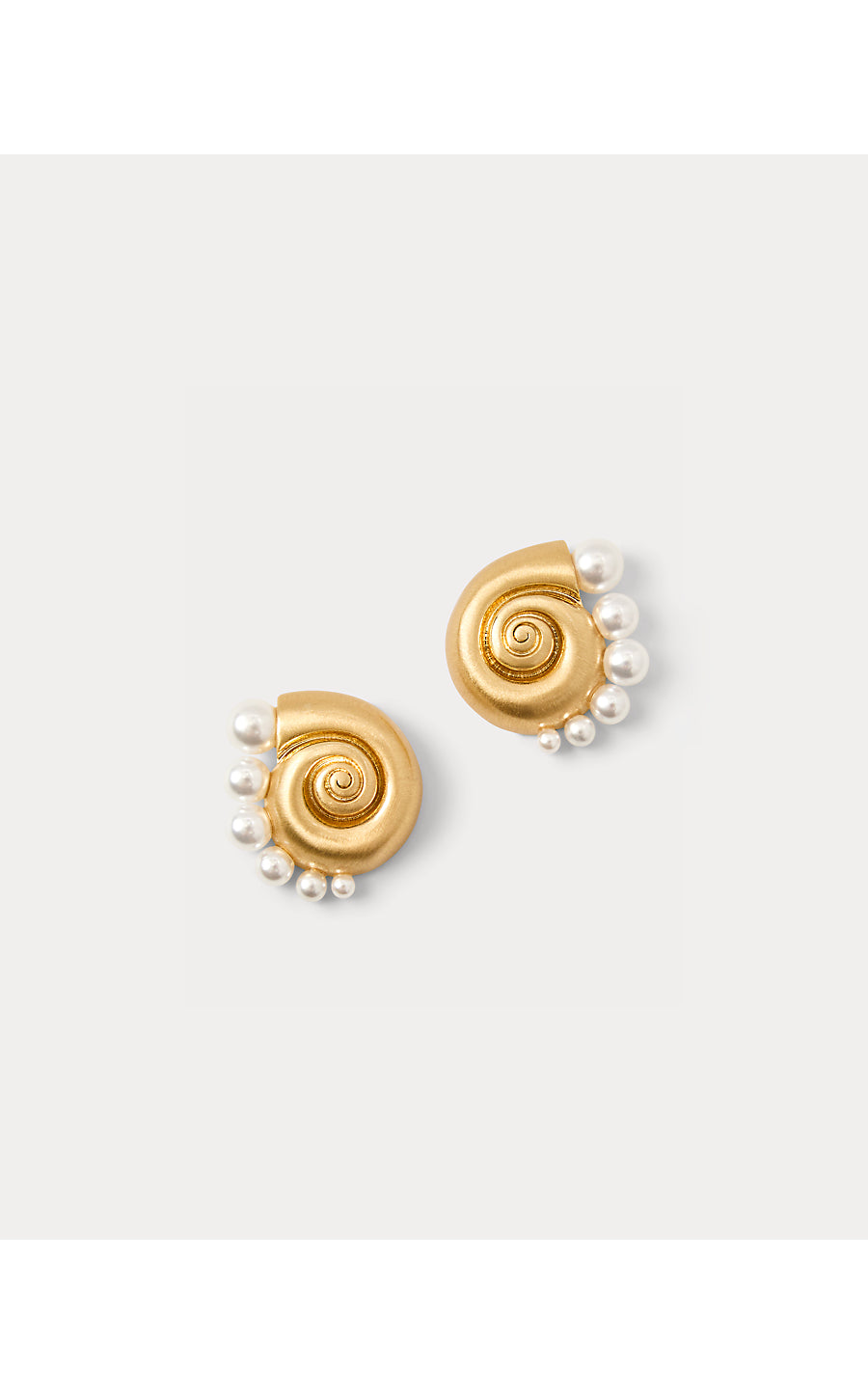SHIP TO SHORE STUD EARRIN | GOLD METALLIC