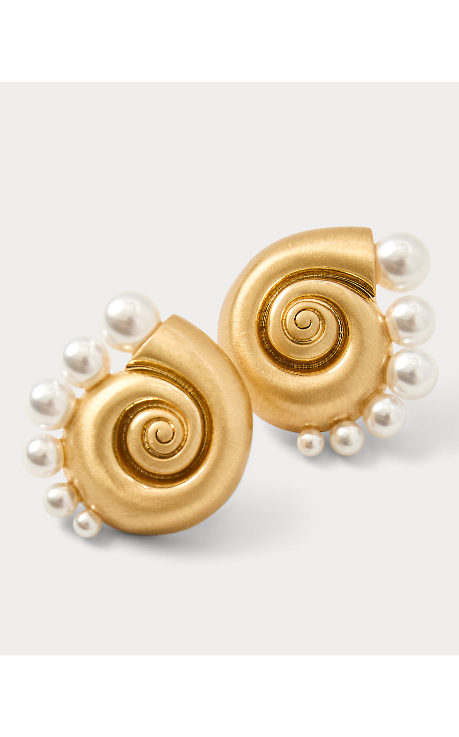 SHIP TO SHORE STUD EARRIN | GOLD METALLIC