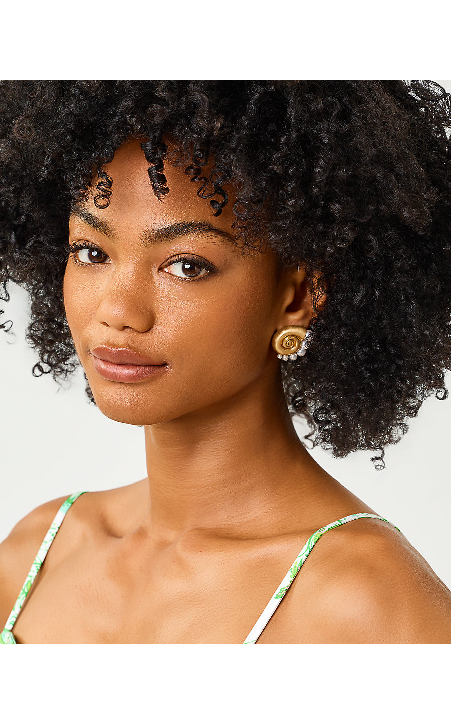 SHIP TO SHORE STUD EARRIN | GOLD METALLIC