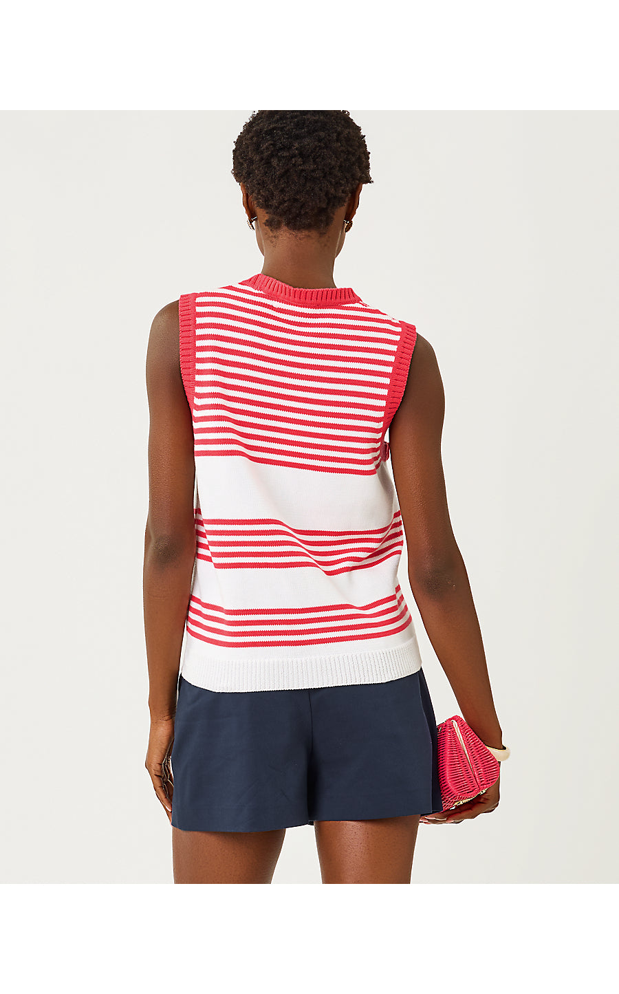 BREELAN  SWEATER SHELL | PARADISE PUNCH NAUTICAL EMBROIDERY