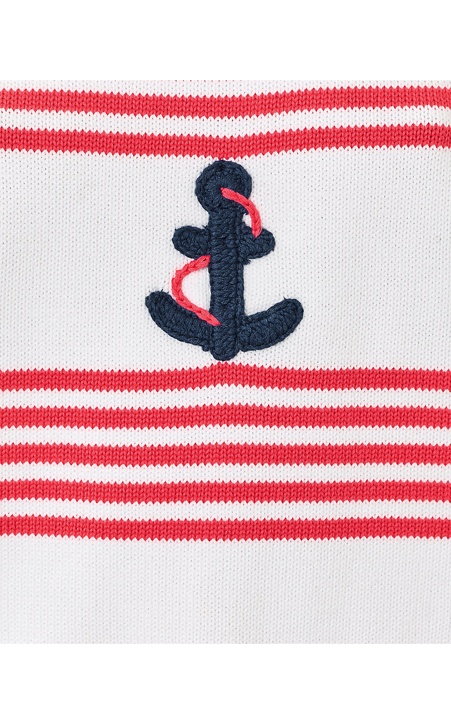 BREELAN  SWEATER SHELL | PARADISE PUNCH NAUTICAL EMBROIDERY