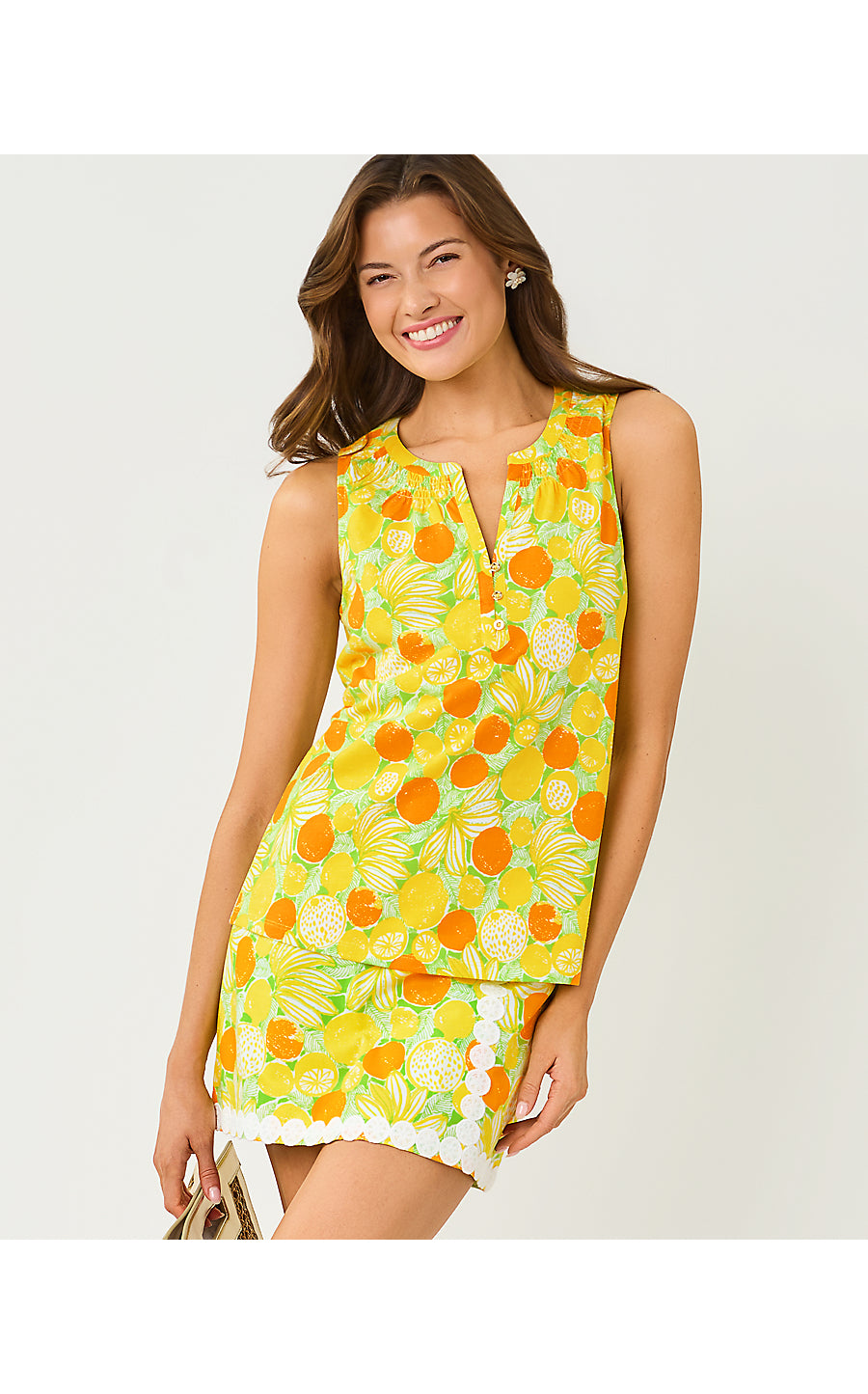 ESSIE KNIT TOP | ISLAND PALM ZESTY