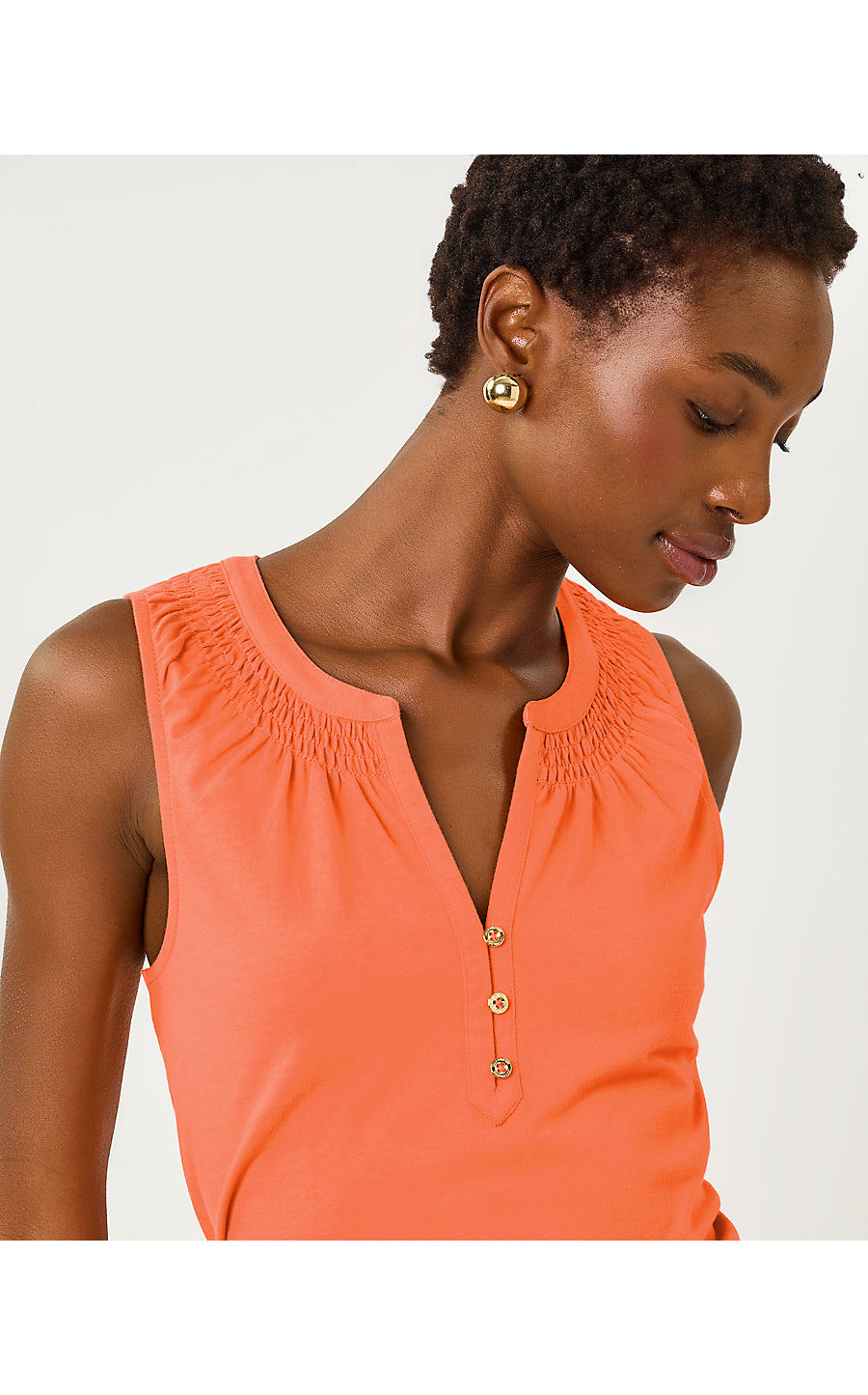 ESSIE KNIT TOP | SUNSET ORANGE