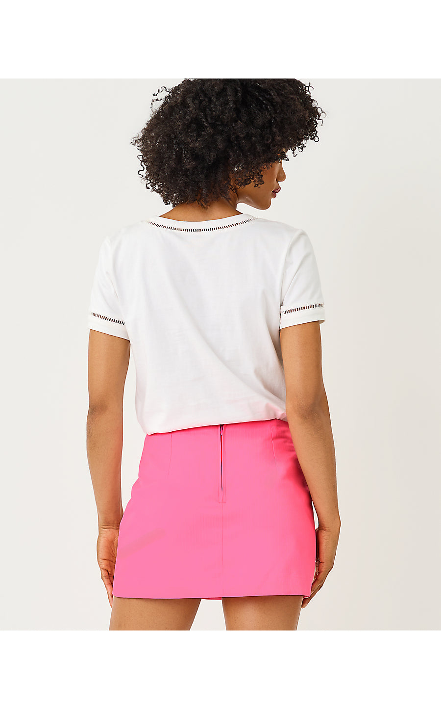 CLAIRMONT LADDER LACE KNI | RESORT WHITE