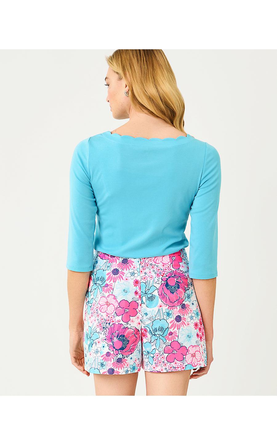 GLEESON KNIT TOP | CAPRI BLUE