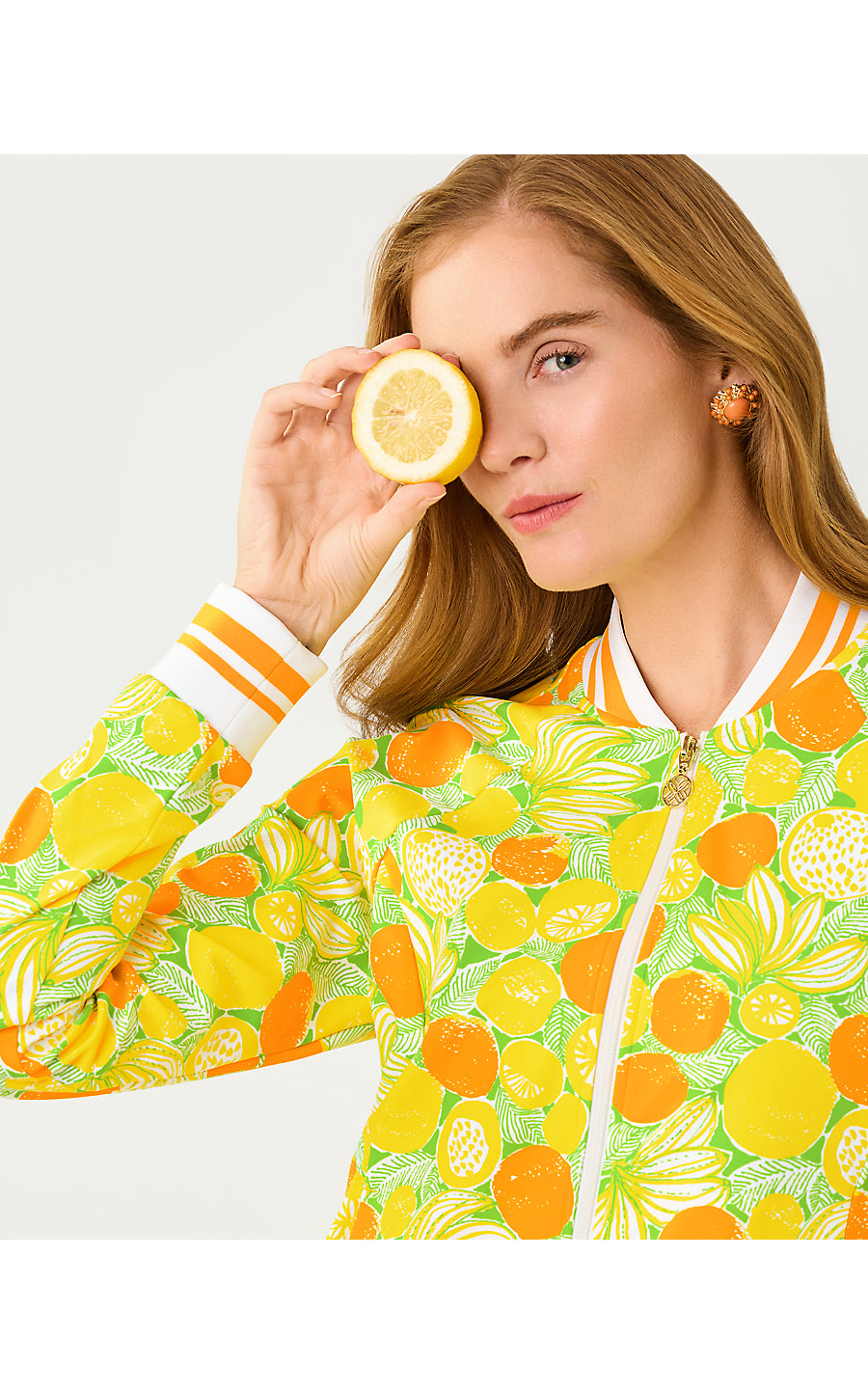 JAYDEA JACKET UPF 50+ | ISLAND PALM ZESTY