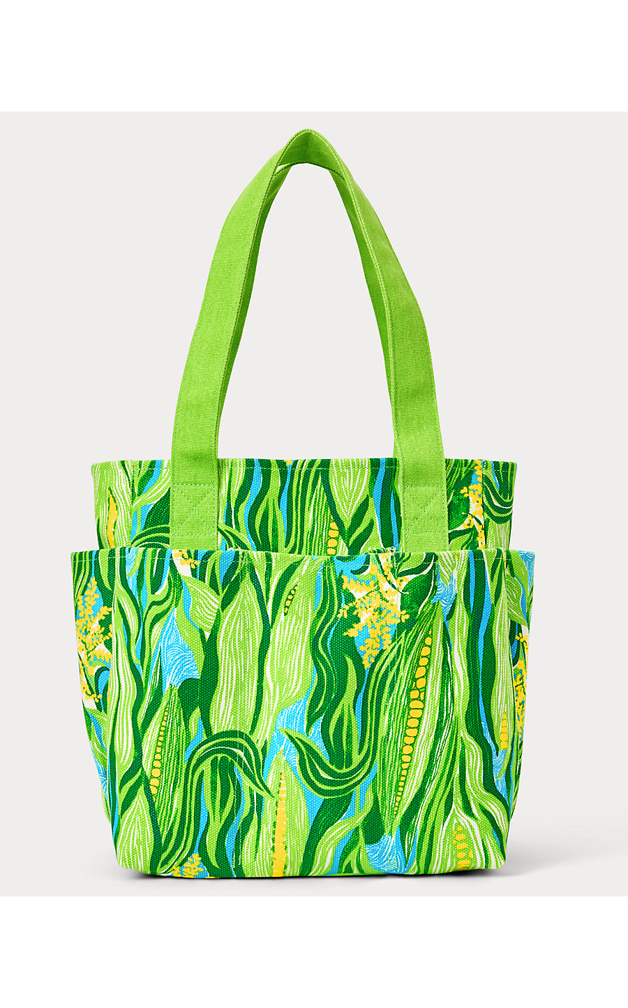 GWP FARMERS MARKET TOTE | TURQUOISE TIDE SWEET CORN