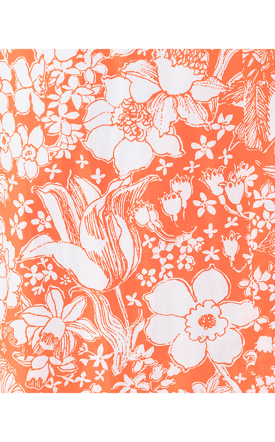 BELINDA MAXI DRESS | SUNSET ORANGE BUDDING ROMANCE
