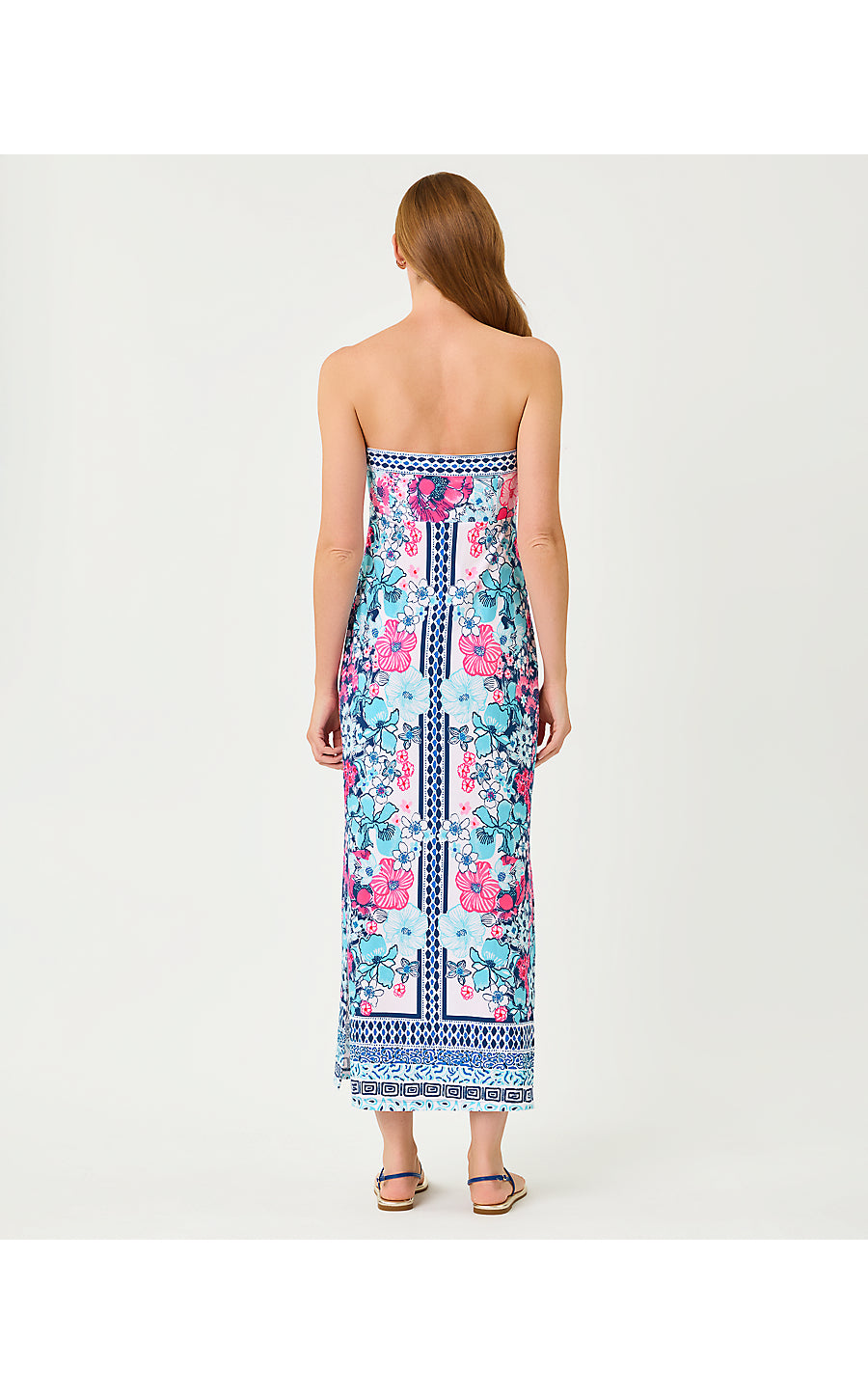 NOA STRAPLESS MAXI DRESS | STARLIGHT NAVY IN ALL HER GLORY ENGIN