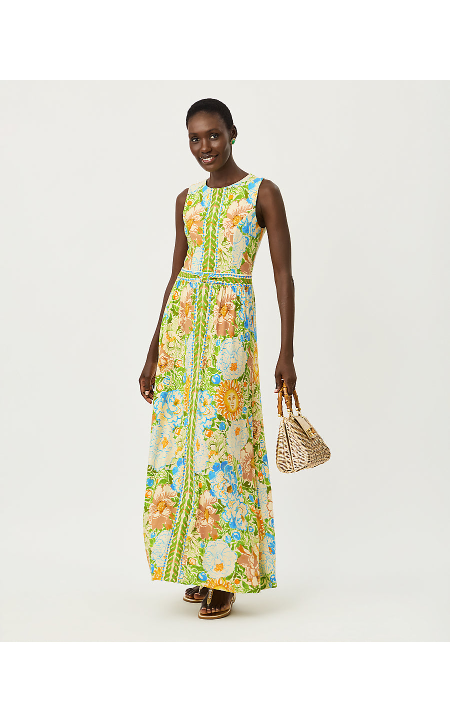 ROSALEY MAXI DRESS UPF 50 | RUTABAGA SYMPEONY ENGINEERED KNIT MAXI