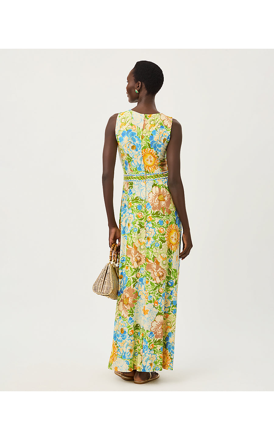 ROSALEY MAXI DRESS UPF 50 | RUTABAGA SYMPEONY ENGINEERED KNIT MAXI