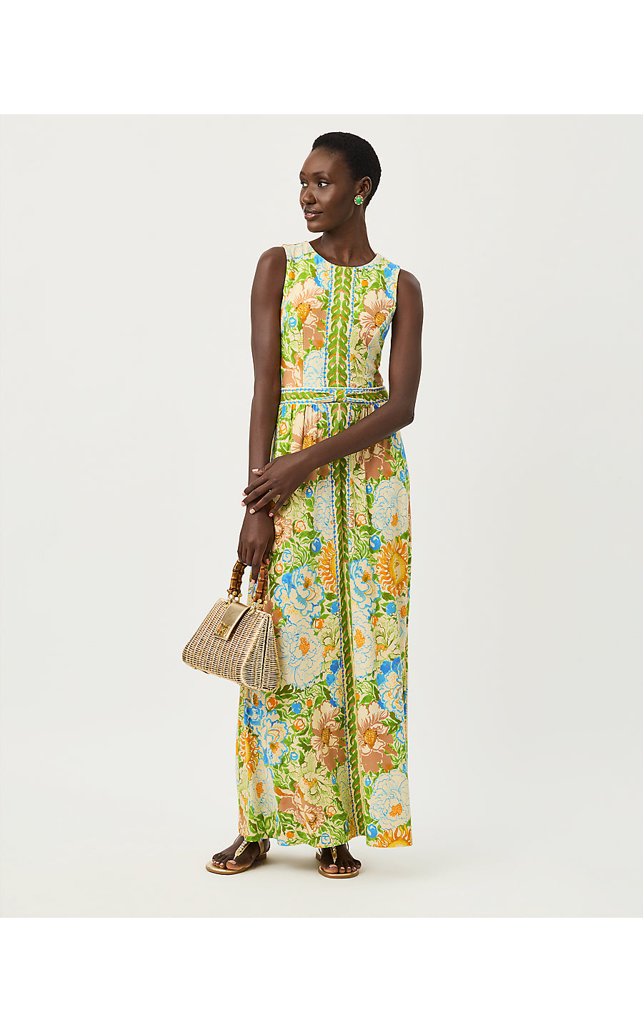 ROSALEY MAXI DRESS UPF 50 | RUTABAGA SYMPEONY ENGINEERED KNIT MAXI