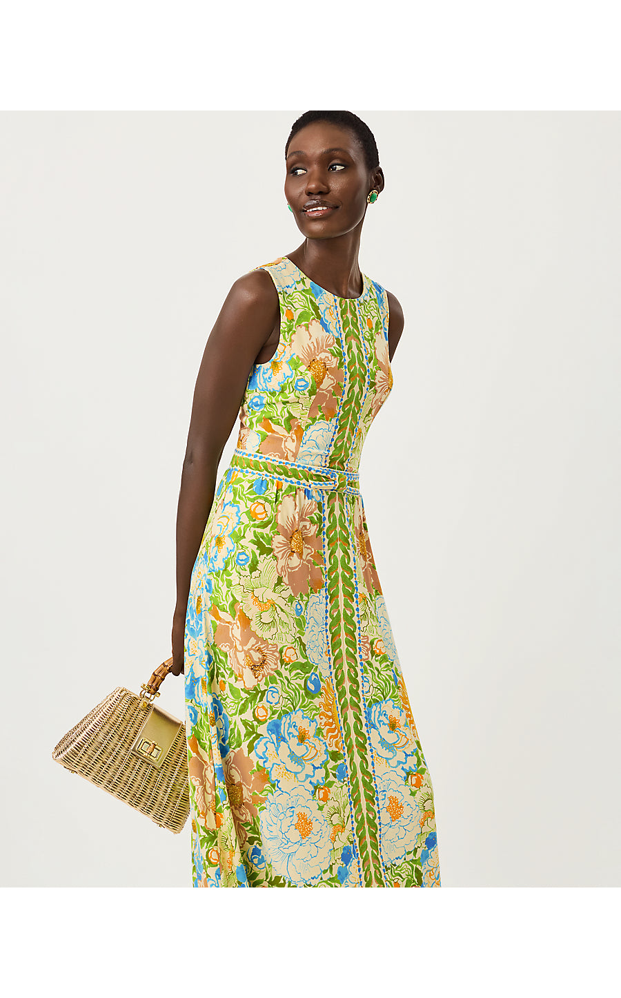 ROSALEY MAXI DRESS UPF 50 | RUTABAGA SYMPEONY ENGINEERED KNIT MAXI