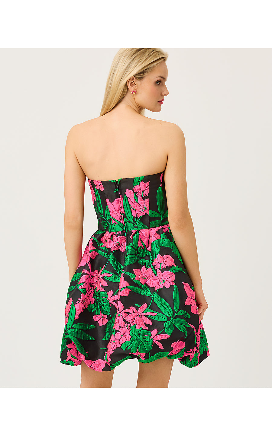 BOWMAN DRESS | NOIR JUNGLE BOUQUET JACQUARD