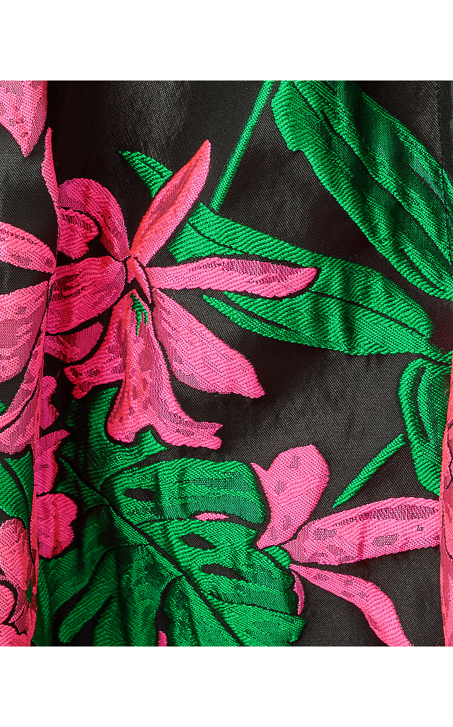 BOWMAN DRESS | NOIR JUNGLE BOUQUET JACQUARD