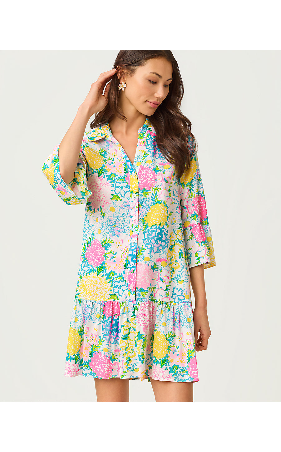 RAYANNA TUNIC DRESS | MULTI LILLY GARDEN
