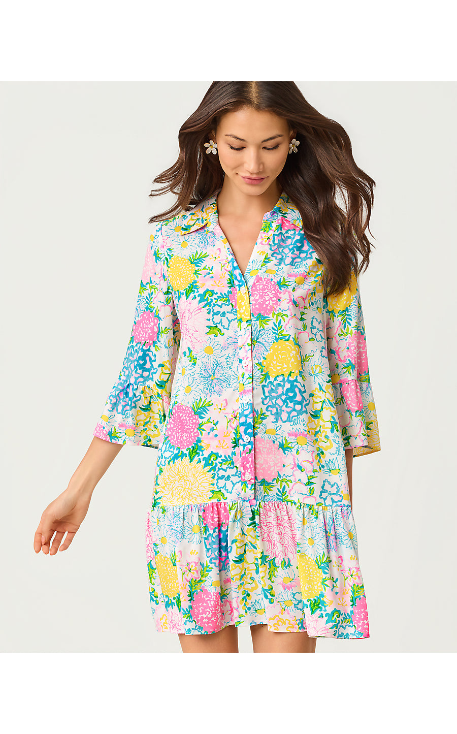 RAYANNA TUNIC DRESS | MULTI LILLY GARDEN